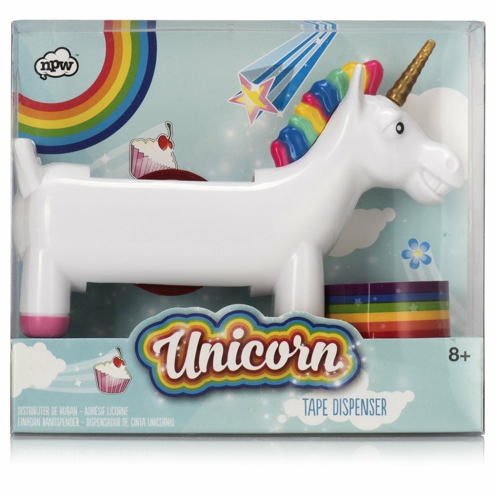 🆕Unicorn 🦄🌈 Rainbow Tape Dispenser Unicorn Lover Horse Lover Craft Tape